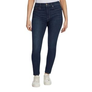 Jessica Simpson High Rise Ankle Jeans Womens Size 8 Dark Wash Blue